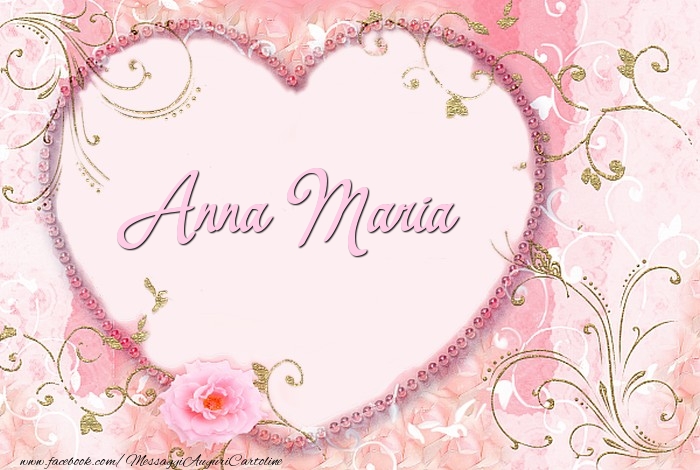  Cartoline d'amore - Cuore & Fiori | Anna Maria