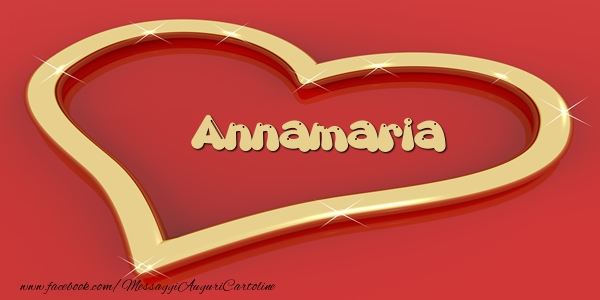  Cartoline d'amore - Cuore | Love Annamaria