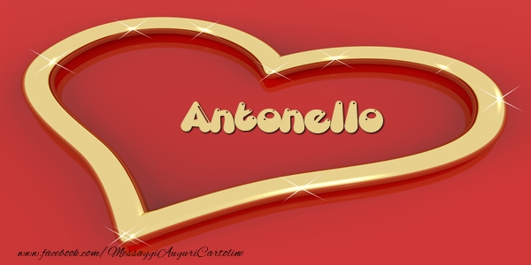  Cartoline d'amore - Cuore | Love Antonello