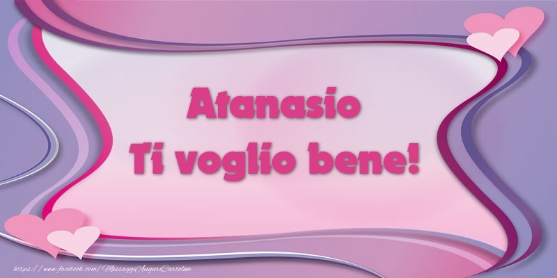  Cartoline d'amore - Cuore | Atanasio Ti voglio bene!