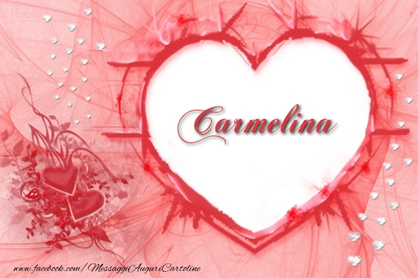 Cartoline d'amore - Amore Carmelina