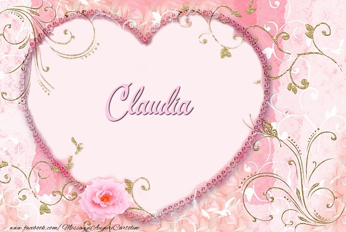 Cartoline d'amore - Cuore & Fiori | Claudia