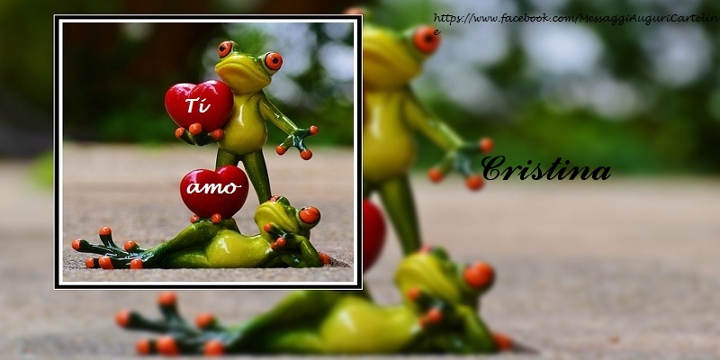  Cartoline d'amore - Animali & Animazione & Cuore | Ti amo Cristina