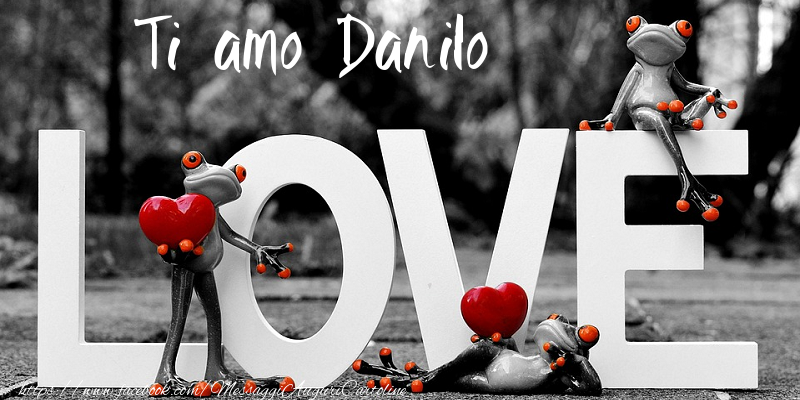  Cartoline d'amore - Animali & Animazione & Cuore | Ti Amo Danilo