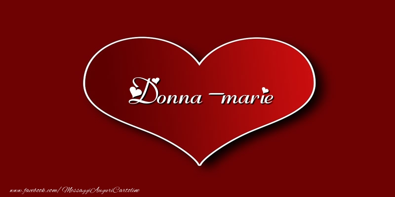 Cartoline d'amore - Cuore | Amore Donna-Marie