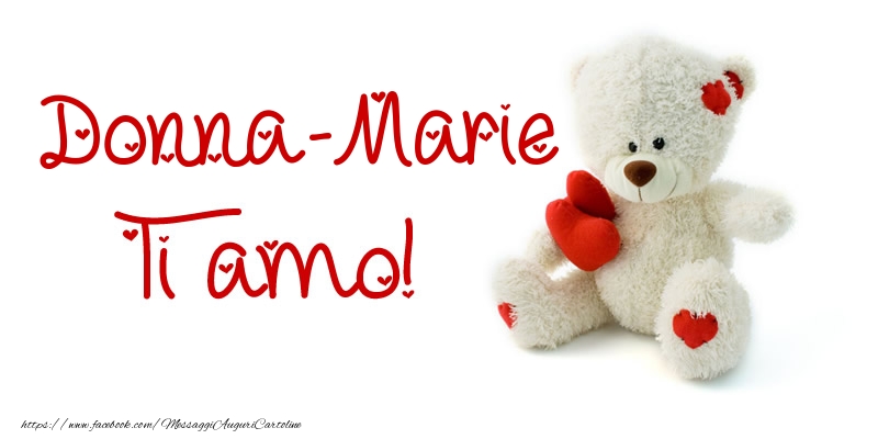 Cartoline d'amore - Animali & Animazione & Cuore & Orsi | Donna-Marie Ti amo!