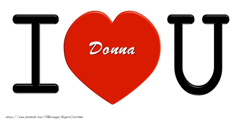  Cartoline d'amore -  Donna nel cuore I love you!