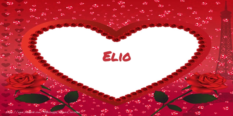  Cartoline d'amore -  Nome nel cuore Elio