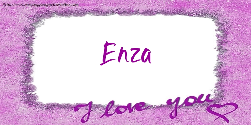  Cartoline d'amore - Cuore | I love Enza!