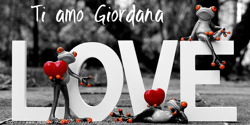 Cartoline d'amore - Animali & Animazione & Cuore | Ti Amo Giordana