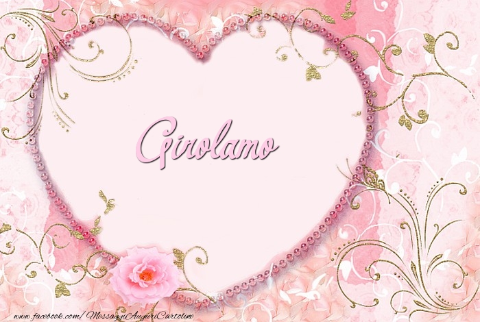  Cartoline d'amore - Cuore & Fiori | Girolamo