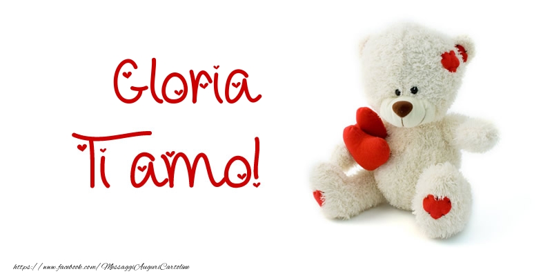  Cartoline d'amore - Animali & Animazione & Cuore & Orsi | Gloria Ti amo!