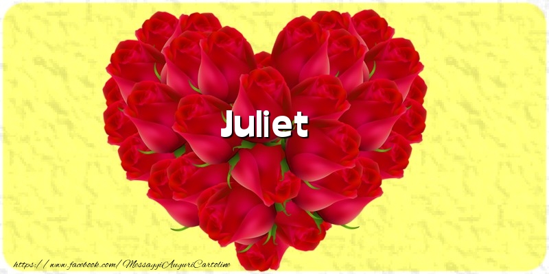Cartoline d'amore - Cuore | Juliet