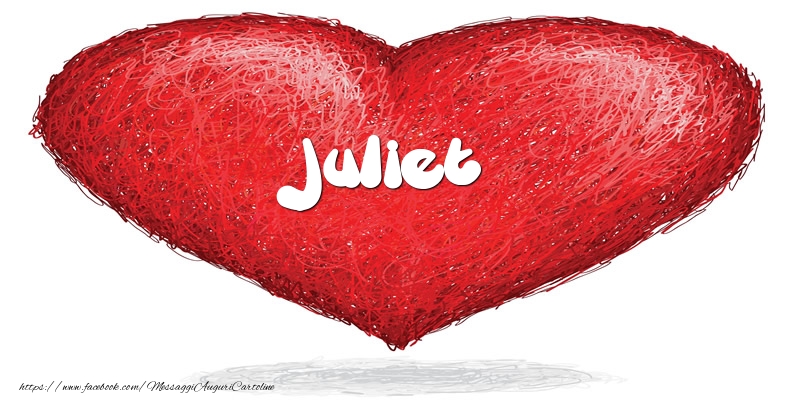 Cartoline d'amore -  Juliet nel cuore
