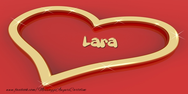  Cartoline d'amore - Cuore | Love Lara