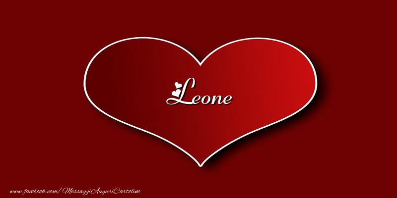Cartoline d'amore - Amore Leone