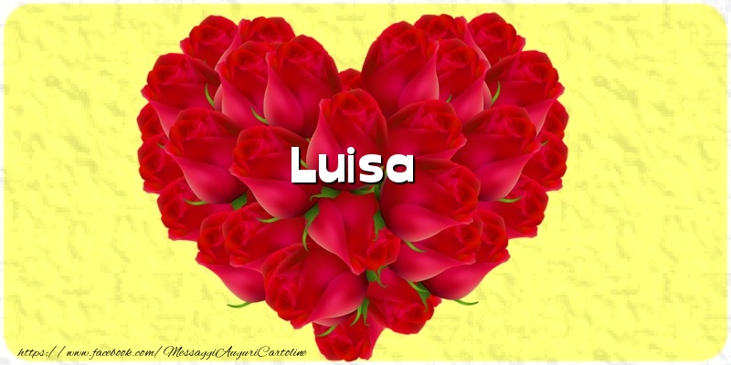  Cartoline d'amore - Cuore | Luisa