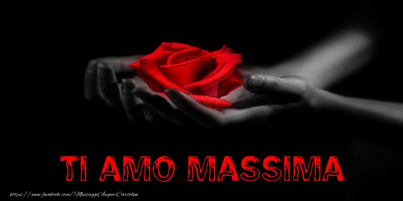 Cartoline d'amore - Rose | Ti Amo Massima