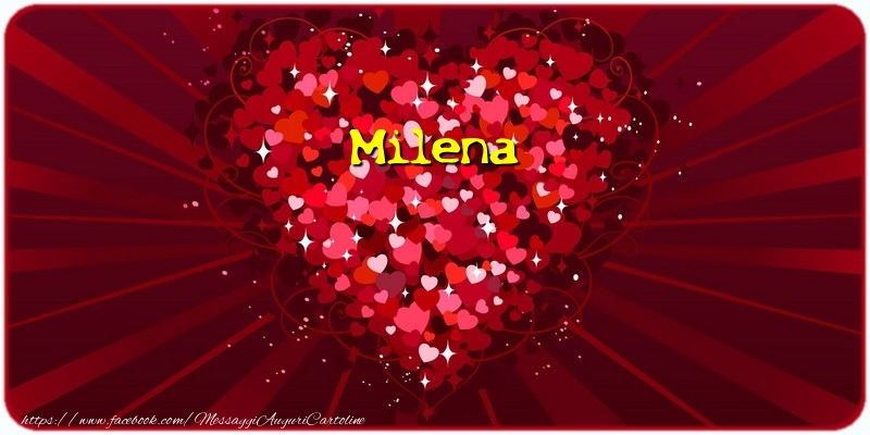  Cartoline d'amore - Cuore | Milena