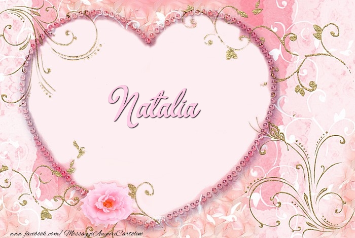  Cartoline d'amore - Cuore & Fiori | Natalia