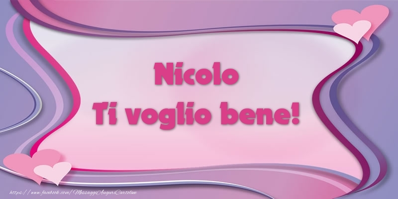  Cartoline d'amore - Cuore | Nicolo Ti voglio bene!