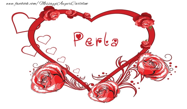 Cartoline d'amore - Cuore | Love  Perla