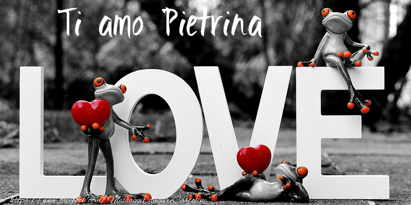 Cartoline d'amore - Animali & Animazione & Cuore | Ti Amo Pietrina