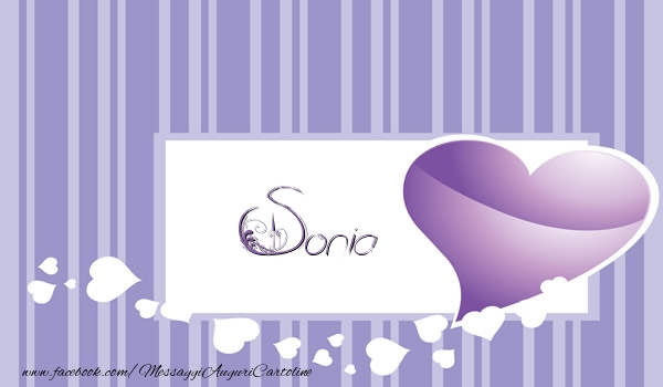  Cartoline d'amore - Cuore | Love Sonia