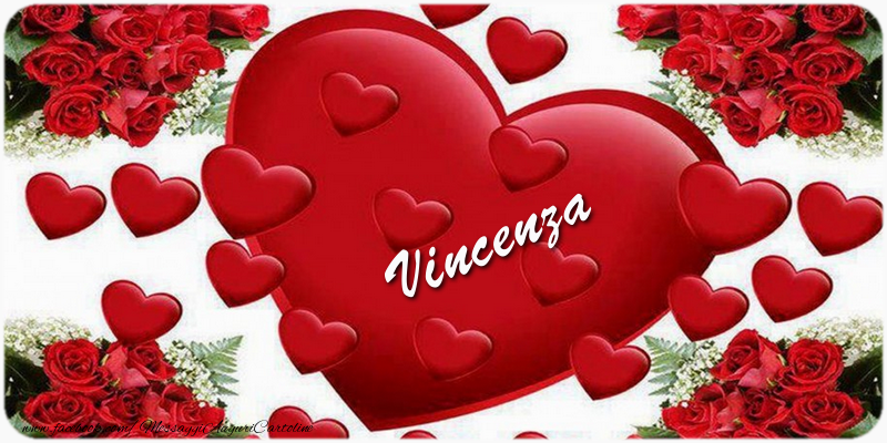 Cartoline d'amore - Cuore | Vincenza