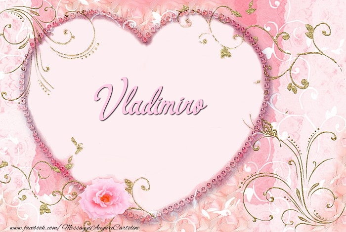  Cartoline d'amore - Cuore & Fiori | Vladimiro