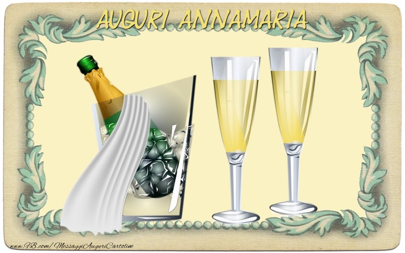  Cartoline di auguri - Champagne | Auguri Annamaria