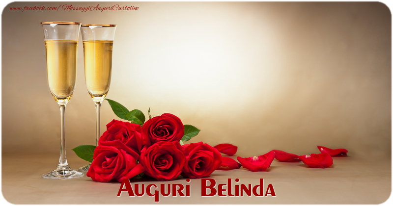  Cartoline di auguri - Champagne & Rose & 1 Foto & Cornice Foto | Auguri Belinda