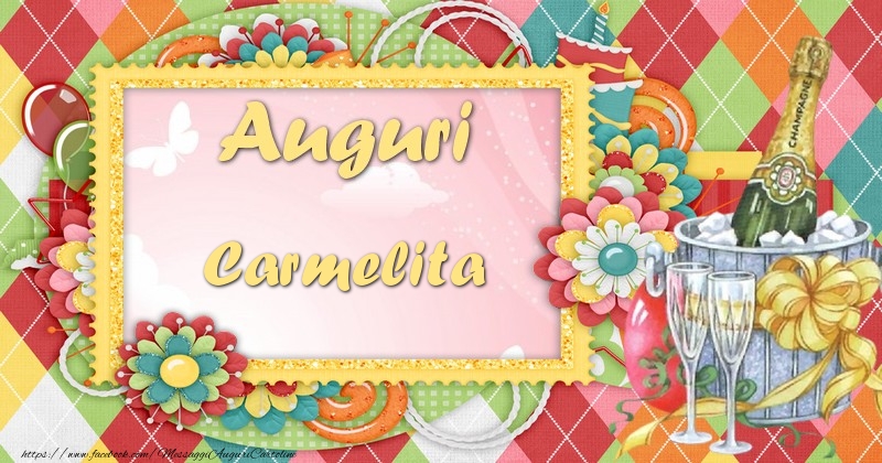  Cartoline di auguri - Champagne & Fiori | Auguri Carmelita