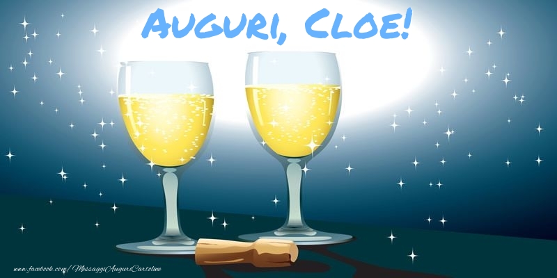  Cartoline di auguri - Champagne | Auguri, Cloe!