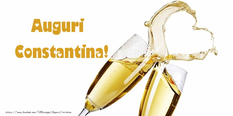  Cartoline di auguri - Champagne | Auguri Constantina!
