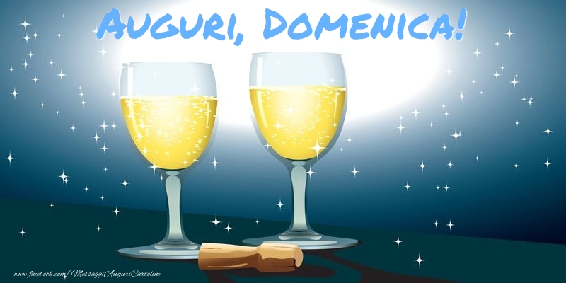 Cartoline di auguri - Champagne | Auguri, Domenica!