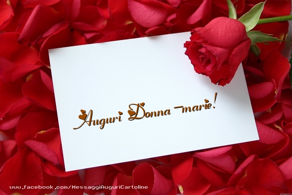 Cartoline di auguri - Rose | Auguri Donna-Marie!