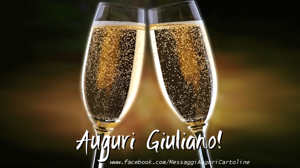  Cartoline di auguri - Champagne | Auguri Giuliano!