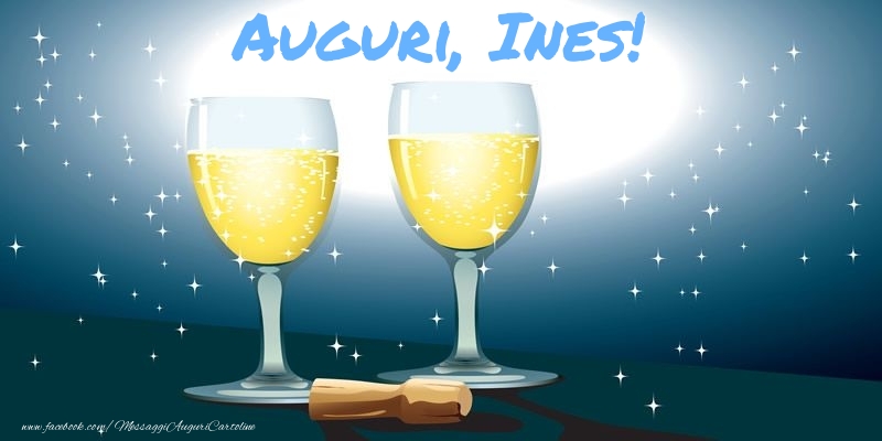  Cartoline di auguri - Champagne | Auguri, Ines!