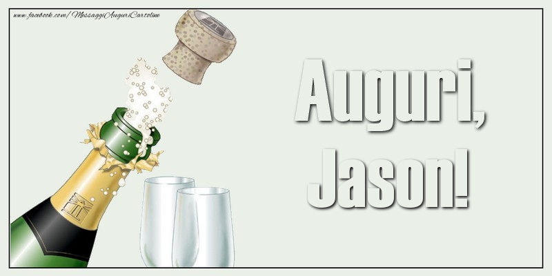 Cartoline di auguri - Champagne | Auguri, Jason!