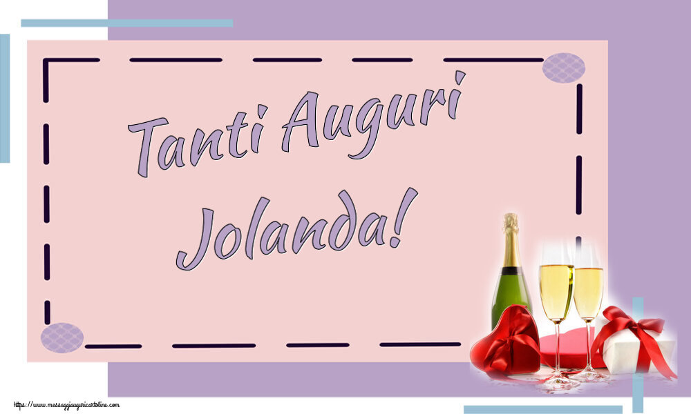 Cartoline di auguri - Champagne | Tanti Auguri Jolanda!