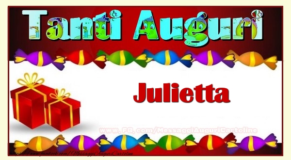 Cartoline di auguri - Emoticons & Regalo | Te iubesc, Julietta!