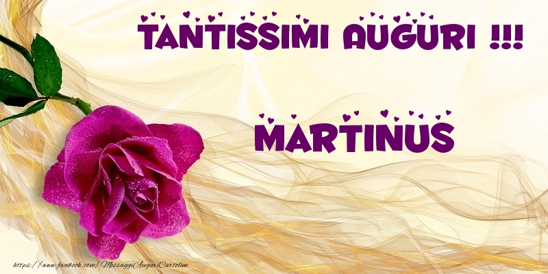 Cartoline di auguri - Fiori | Tantissimi Auguri !!! Martinus