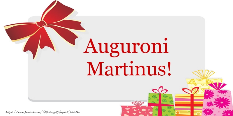  Cartoline di auguri - Regalo | Auguroni Martinus!