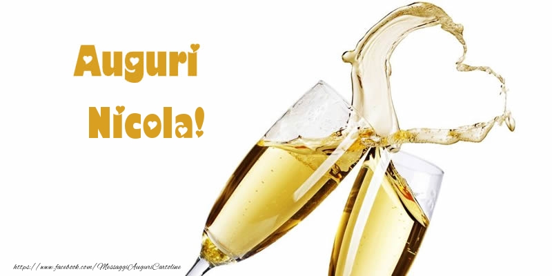  Cartoline di auguri - Champagne | Auguri Nicola!