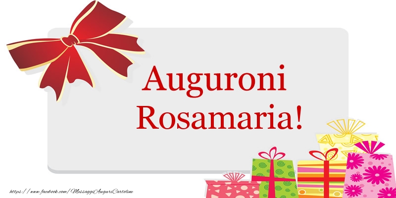 Cartoline di auguri - Regalo | Auguroni Rosamaria!