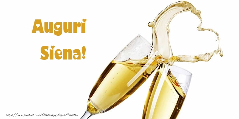 Cartoline di auguri - Champagne | Auguri Siena!