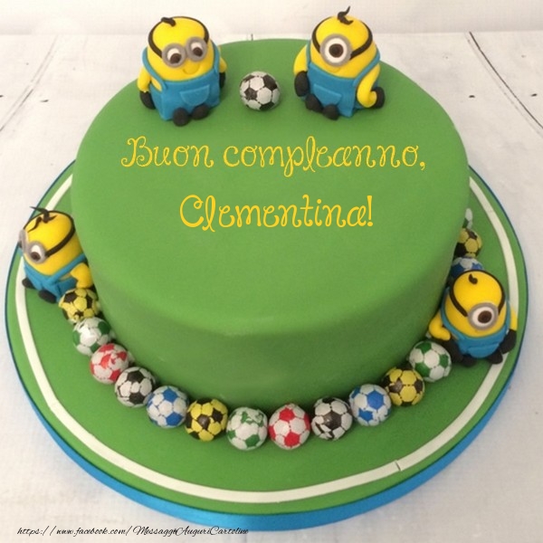 Cartoline per bambini - Buon compleanno, Clementina!