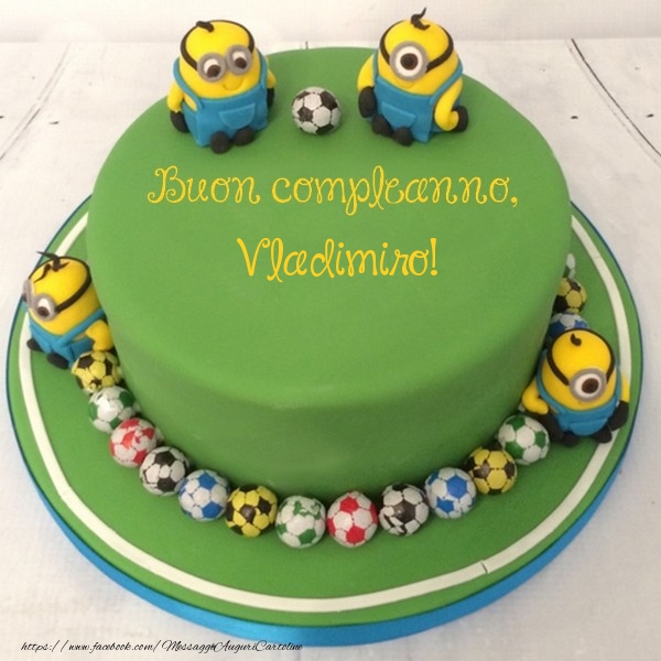 Cartoline per bambini - Buon compleanno, Vladimiro!