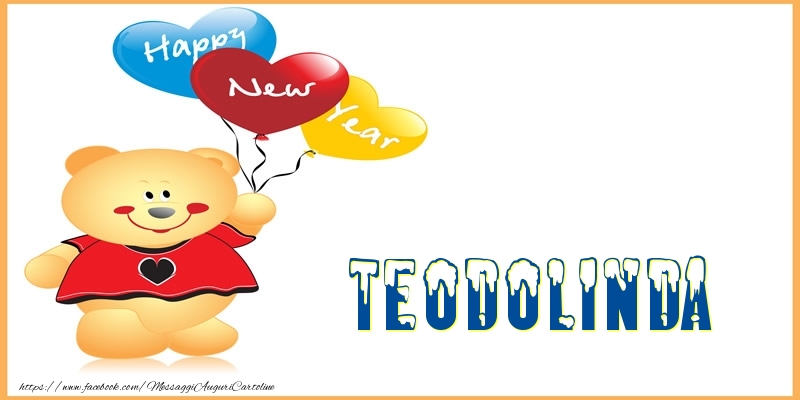  Cartoline di Buon Anno - Animali & Palloncini | Happy New Year Teodolinda!